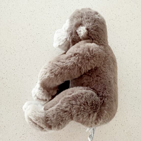 Jellycat Gregory Gorilla Brown Small EUC Super Soft Retired Rare 8” Seated HTF - Picture 3 of 4